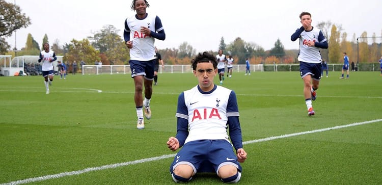 Luca Willaims Barnett after scoring STUNNER